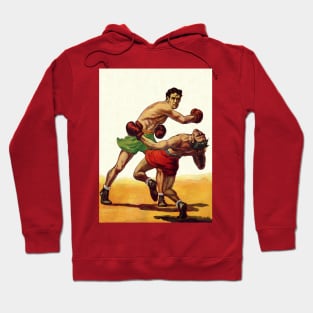 Vintage Sports Boxing, Boxers in a Fight Hoodie